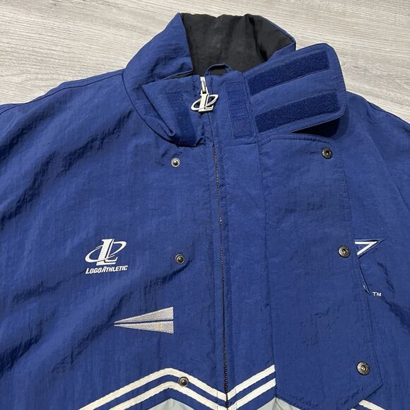 Vintage 90's Dallas Cowboys Puffer Jacket Logo Athletic Pro Line Men's XL - Picture 4 of 8